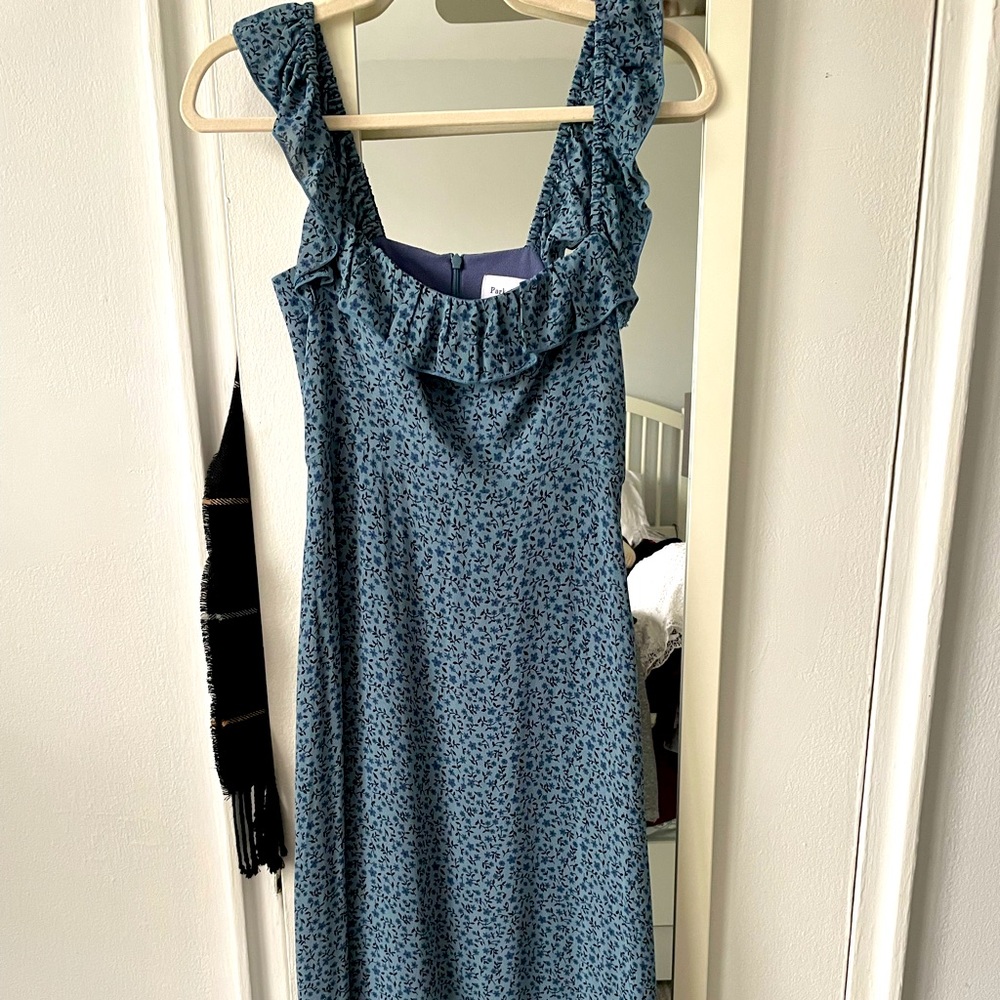 Park & fifth jubilee dress slate blue - XS